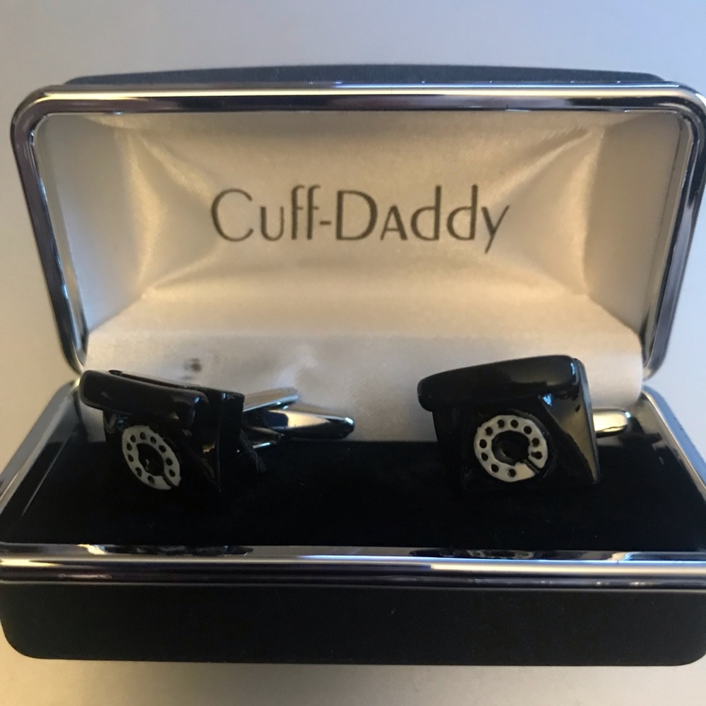 Cuff-Daddy retro rotary phone cuff links